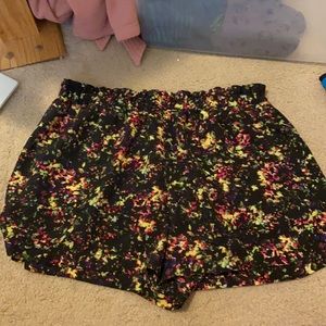 Multicolor Flowy Shorts